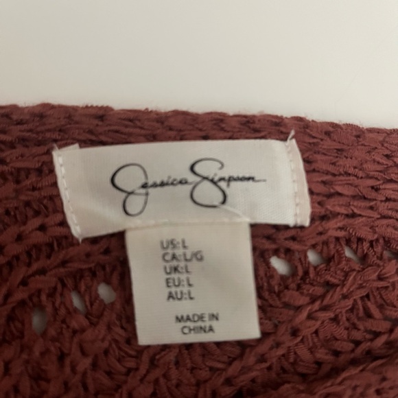 Jessica Simpson Brick Red Knit Cardigan - Picture 3 of 3